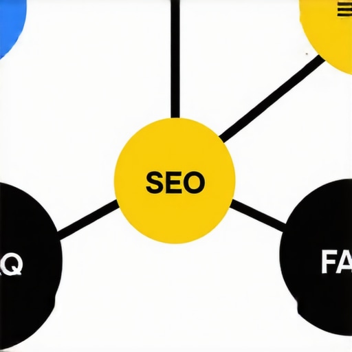 Illustrative diagram showing how different schema types interact within a website's SEO architecture.