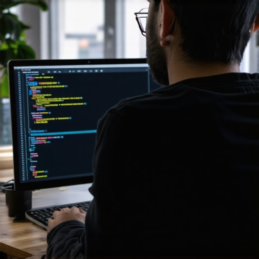 Web developer analyzing structured data implementation