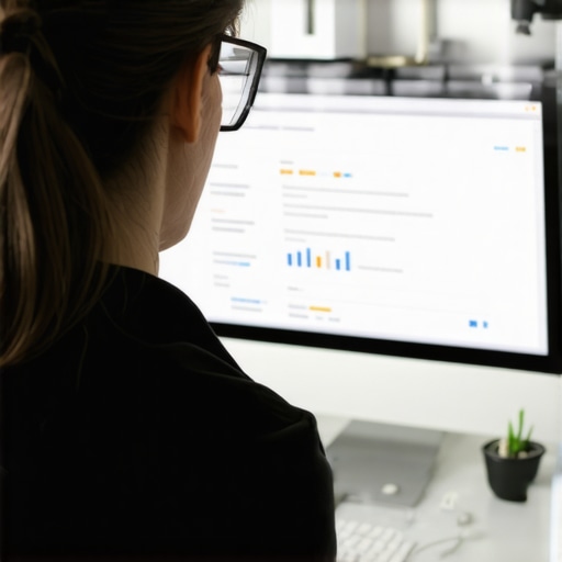 Web designer working on schema markup to improve SEO trust signals.