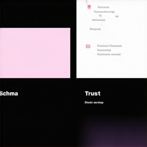 Innovative schema implementation for trust-building Web developer working on schema markup integration for trust signals