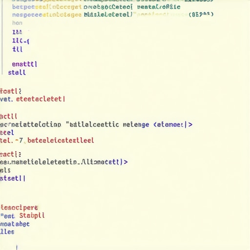Code snippets of schema markup being added to a website's HTML