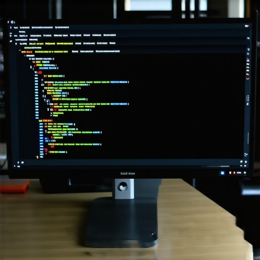 Developer inserting schema markup code into website HTML.