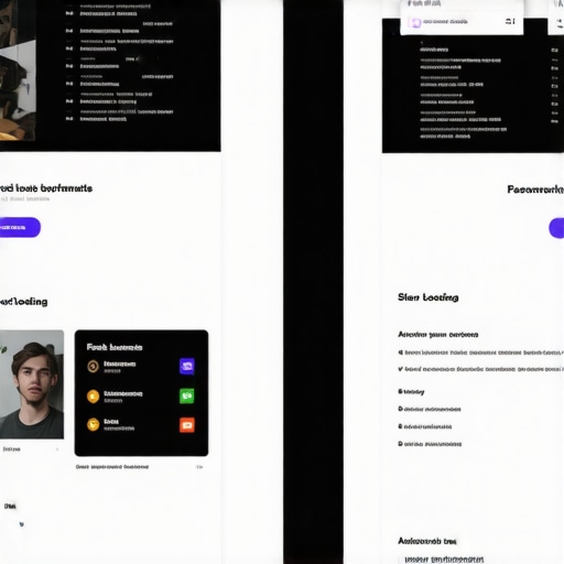 Comparison image showing slow and fast website loading times emphasizing speed importance
