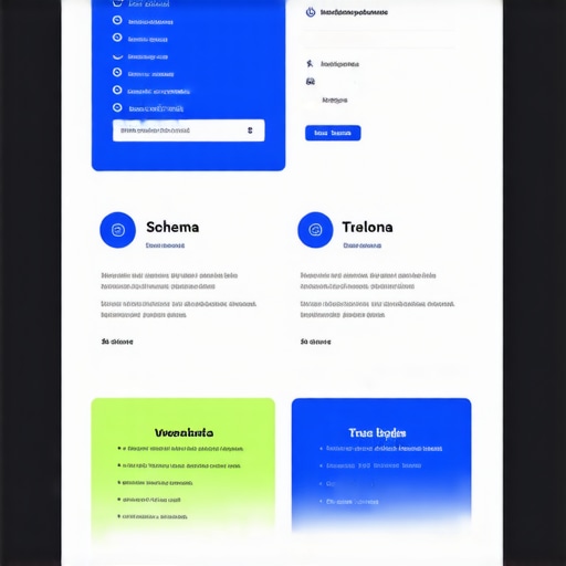 Website homepage demonstrating trust signals and schema markup integration.