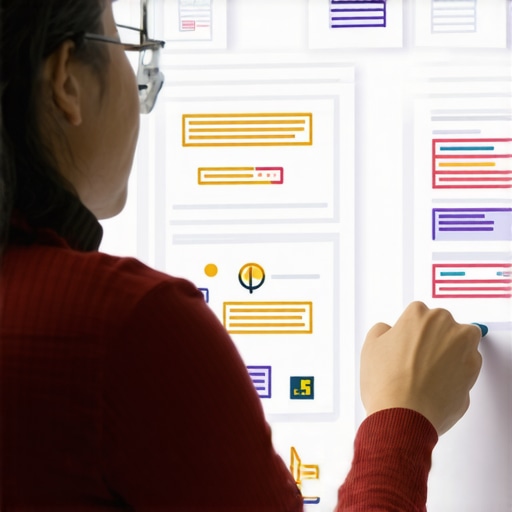 Web developer adding schema markup to a website