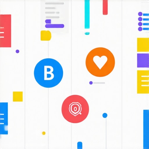 Diagram of a website highlighting trust badges, responsive design, and schema markup features.