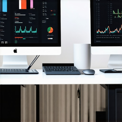 A desktop setup showing various SEO and schema markup tools in use