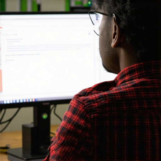 Web developer reviewing backlinks and adding schema on a website