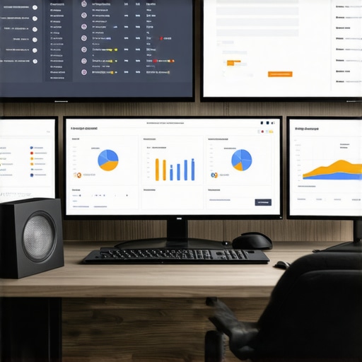 Screens displaying SEO analytics, schema validation, and website performance metrics.